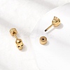 304 Stainless Steel Skull Stud Earrings LS-EJEW-C166-01G-3