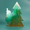 DIY Christmas Tree with Santa Claus Pendant Silicone Molds XMAS-PW0001-007-2