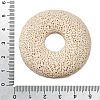 Natural Lava Rock Disc Big Pendants G-M203-07-01-3