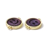 Natural & Synthetic Mixed Stone Connector Charms G-G977-07-5