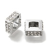 Rack Plating Alloy European Beads FIND-H005-35P-1