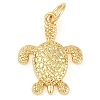 Rack Plating Brass Pendants KK-P287-38E-G-1