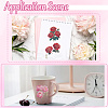 2Rolls 2 Colors Flower Pattern Planner Stickers PET Adhesive Tape DIY-CN0001-42B-7