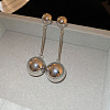 Silver Needle Silver Earrings Fashion Metal Earrings Simple Design Earrings TV7290-5-1
