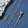 PVD Vacuum Plating 304 Stainless Steel Snake Chains Necklaces NJEW-O058-24G-1