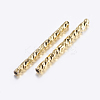 Brass Tube Beads X-KK-K197-B-35G-1