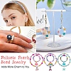 2 Sets 2 Styles DIY Round ABS Plastic Imitation Pearl and Glass Pearl Beads Bracelets Making Kits DIY-YW0012-65-6