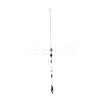 AB Color Plated Crystal Bullet Big Pendant Decorations LS-HJEW-G019-03C-1