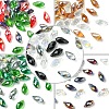 30Pcs 3 Colors Electroplate Glass Faceted Teardrop Beads EGLA-YW0001-86A-2
