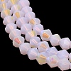 Imitation Jade Electroplate Glass Beads Strands LS-EGLA-A039-J4mm-L02-3