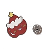 Christmas Theme Zinc Alloy Enamel Pin Brooch for Backpack Clothes JEWB-R003-02EB-06-3