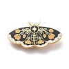 Butterfly with Flower Enamel Pin JEWB-I016-10G-1