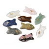 Natural & Synthetic Mixed Gemstone Pendants G-K385-22G-1