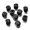 Spray Painted Wooden Beads WOOD-P021-01C-29-1