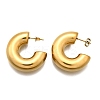 Ion Plating(IP) 316 Surgical Stainless Steel Stud Earrings for Women LS-EJEW-C053-02G-2