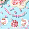 100Pcs Transparent & Opaque Acrylic Beads SACR-CJ0001-85-3