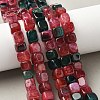 Natural Dragon Veins Agate Beads Strands G-G177-E04-05-5