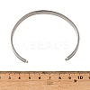 6MM 304 Stainless Steel Blank Grooved Cuff Bangle Making SA-CBA4244-01P-2