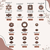 500Pcs 10 Styles Tibetan Style Alloy Spacer Beads TIBEB-PH0004-99-2