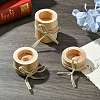 Wood Candle Holder DJEW-CJC0002-02-4