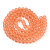 Transparent Glass Bead Strands GLAA-S031-8mm-33-1-2