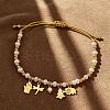 304 Stainless Steel Charm Bracelets BA2405-5-2