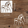 PET Hollow Out Drawing Painting Stencils DIY-WH0391-0399-2