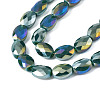 Electroplate Glass Beads Strands EGLA-S194-11A-A02-3