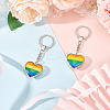 2Pcs Pride Alloy Keychain KEYC-DC0001-06-5
