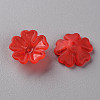 Transparent Frosted Acrylic Bead Caps MACR-S371-04A-712-2