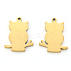 PVD Vacuum Plating 201 Stainless Steel Pendants LS-STAS-N092-35B-G-2