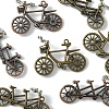 8Pcs 4 Styles Tibetan Style Alloy Pendants FIND-FS0002-59-3