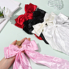 5Pcs 5 Colors Bowknot Polyester Hair Barrettes PHAR-SP0001-18B-4