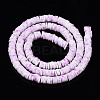Handmade Polymer Clay Beads Strands CLAY-R089-6mm-170-3