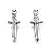 Non-Tarnish 304 Stainless Steel Pendants LS-STAS-N099-38-1
