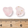 Frosted Transparent Acrylic Beads X1-OACR-F013-02-3