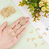 60Pcs Rack Plating 201 Stainless Steel Filigree Connerctor Charms STAS-HY0001-07-3