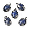 Dyed Natural Lapis Lazuli Pendants G-Z101-02AS-09-2