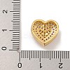 Rack Plating Brass Micro Pave Cubic Zirconia Beads KK-C074-66G-01-3