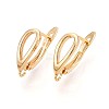 Brass Hoop Earring Finding KK-N261-35G-1