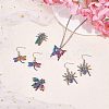 12Pcs 6 Styles Plated Alloy Pendants FIND-NB0001-39-2