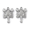 304 Stainless Steel Rhinestone Pendants STAS-Z121-54P-1