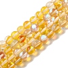 Synthetic Moonstone Beads Strands G-P528-J01-11-1
