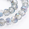 Electroplate Glass Beads Strands EGLA-S001-1-3