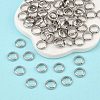 Tarnish Resistant Ring 304 Stainless Steel Spacer Beads STAS-N020-11-7mm-3