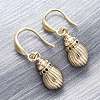 Brass Micro Pave Colorful Cubic Zirconia Dangle Earrings EJEW-F362-13G-2