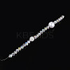 Acrylic & Glass & ABS Plastic Pearl & Alloy & Polymer Clay Pave Rhinestone Beads Strands MAK-T011-08B-1