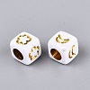Opaque Acrylic Beads SACR-Q001-09A-3
