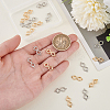 20Pcs 2 Colors Brass Links Connectors KK-GA0001-99-3
