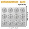 34 Sheets Silver Foil Embossed PET Picture Sticker DIY-WH0528-023-2